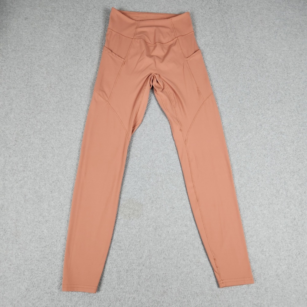 Gymshark Whitney Simmons Leggings Womens XS Peach Scrunch Butt High Rise Pockets